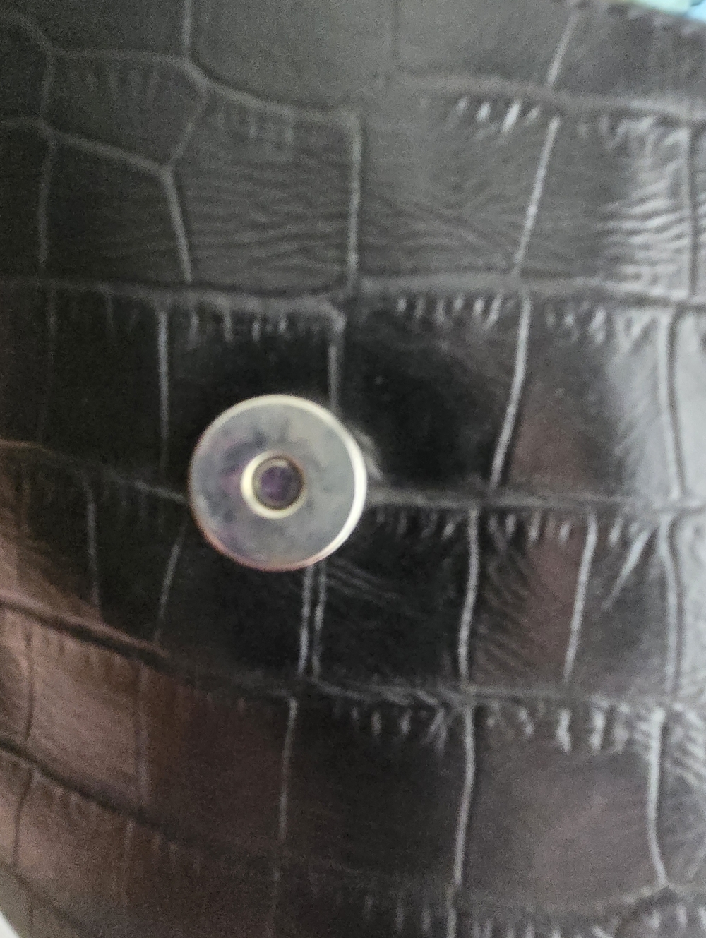 Jimmy Choo x H&M Collaboration 2009 Black Leather Star Women's Clutch - Picture 12 of 12